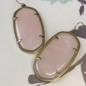 Kendra Scott Danielle Earrings in Rose Quartz